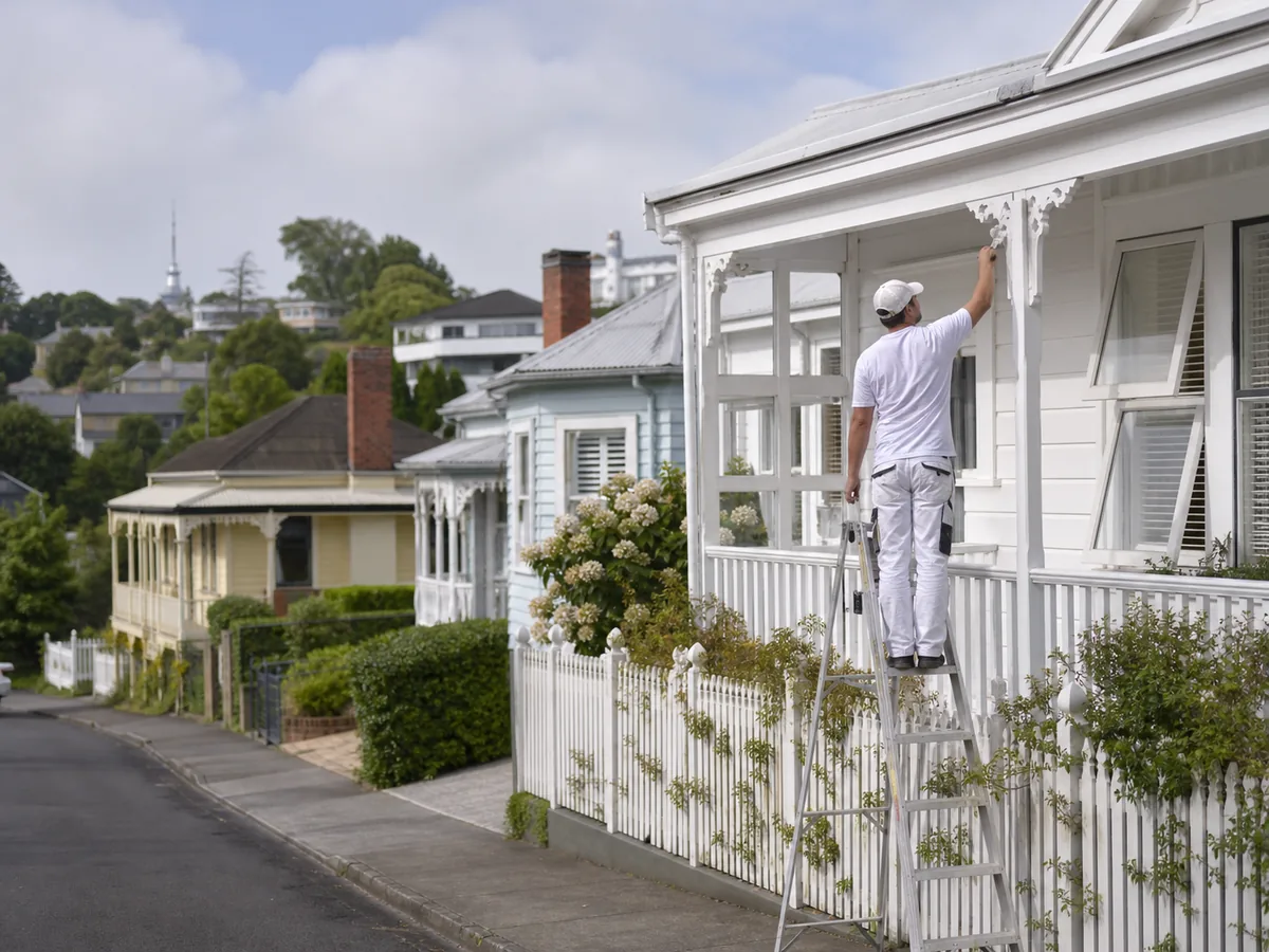 Painted character villas in Remuera and Mount Eden, central Auckland