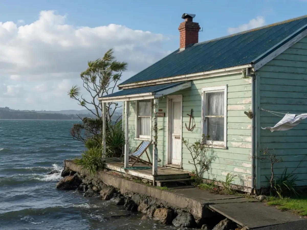 Coastal exterior painting Auckland