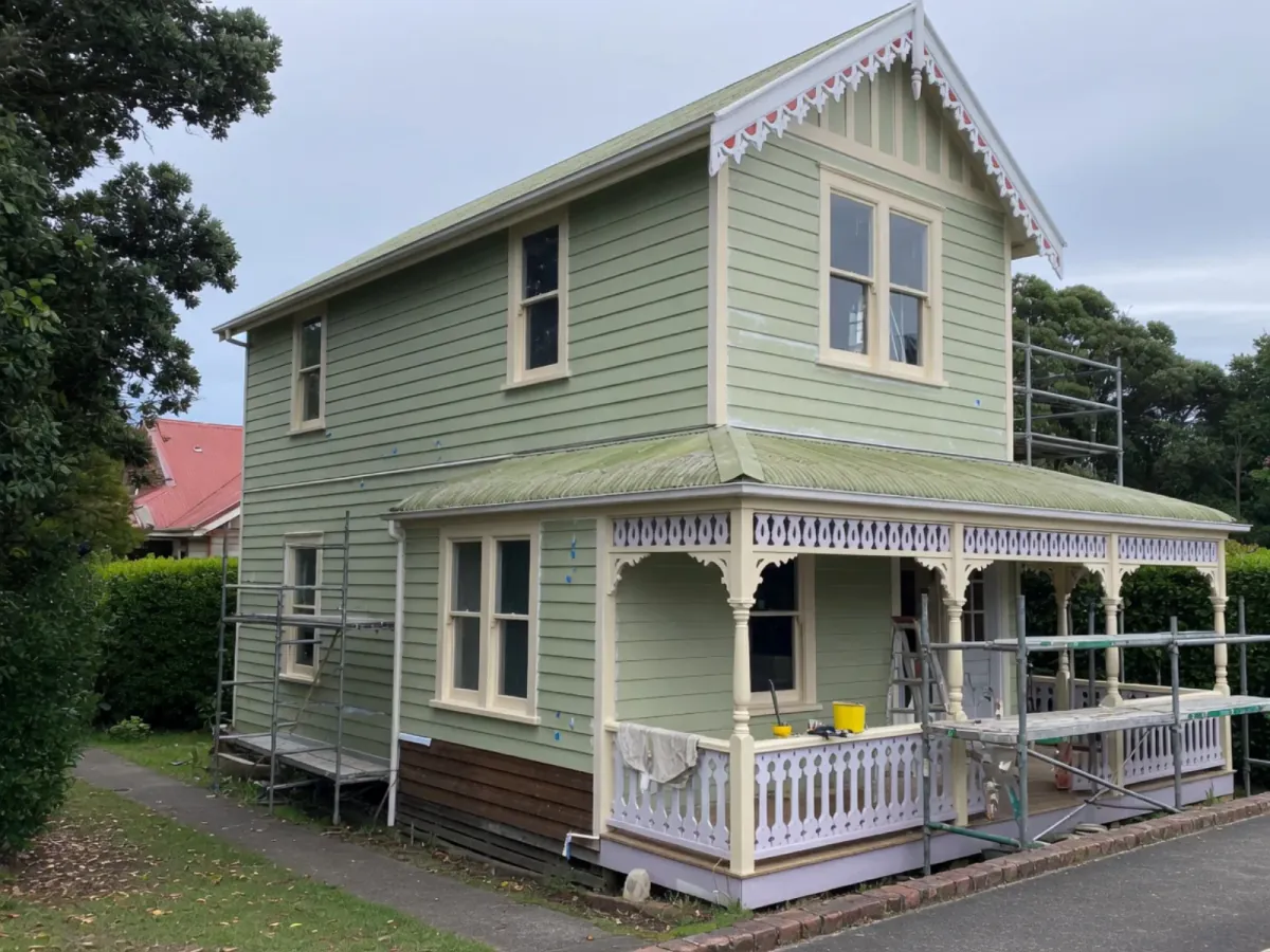 How villa work pairs with weatherboard and exterior services, Tomar Contracting Auckland